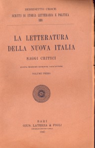 La letteratura della nuova Italia vol.I