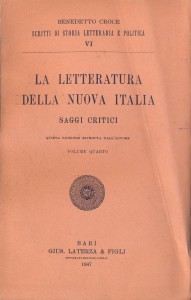 La letteratura della nuova Italia vol.IV