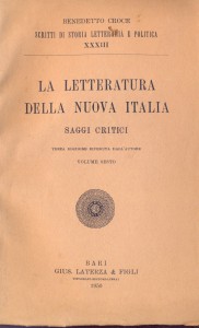 La letteratura della nuova Italia vol.VI